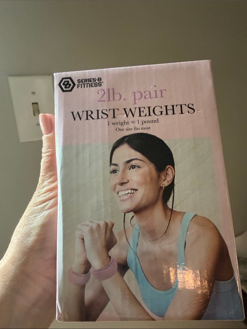 Zumba Fitness Pink Wrist Weights Pair